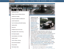 Tablet Screenshot of california-drunkdriving.org
